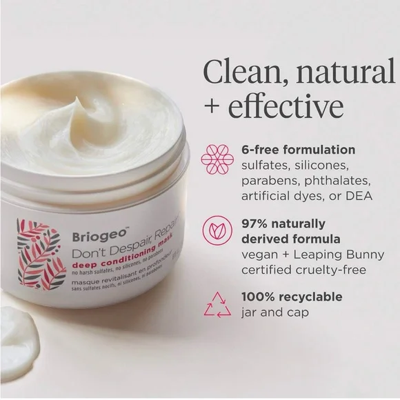 Briogeo Don't Despair, Repair Deep Conditioning Mask & Scalp Revival Shampoo Set - Picture 10 of 16